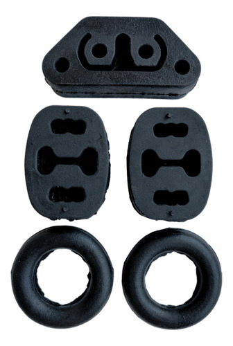 Borracha Coxim Escapamento Fiat Uno Kit 5 Unidades