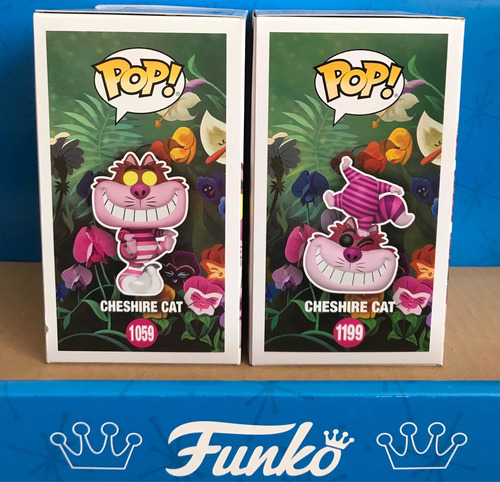Funko Cheshire Cat Glow 1059 Y 1199 Set De Dos Piezas (Usado)