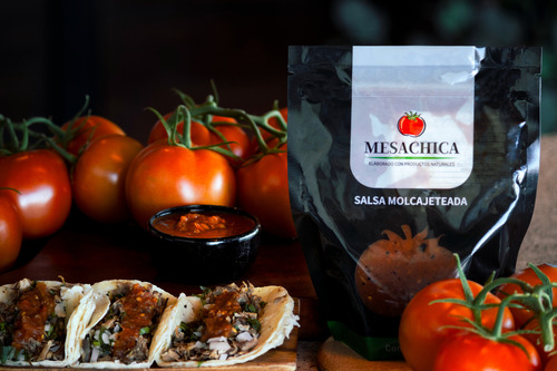 Set 3 Salsas Molcajeteada Casera Salsa Roja Mesa Chica 900gr