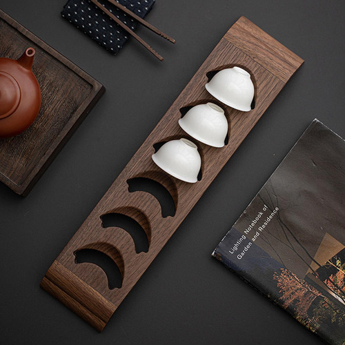 Estante For Tazas De Té, Artesanías De Madera, Escurridor