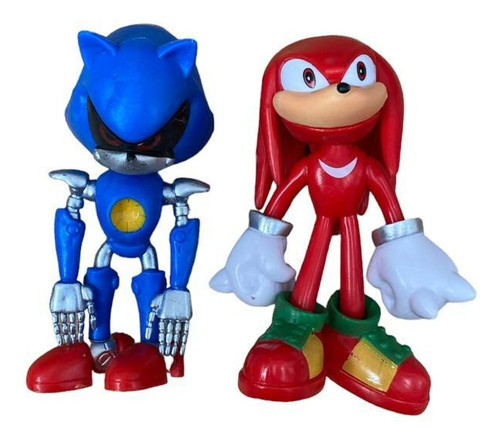 Kit 6 Bonecos Sonic - Modelo Novo Grande Presente Brinquedo