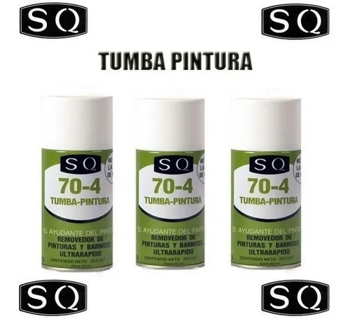 Removedor Tumba Pintura Sq 70-4 Lata 354 Cm3 Tienda Fisica 