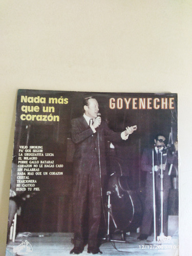 Goyeneche Disco De Vinilo Lp Tango 