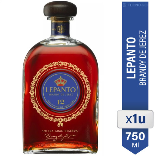 Brandy Lepanto Solera Gran Reserva 750ml Jerez España Bebida