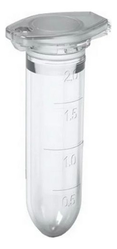 Microtubo 2,0ml Incolor Com Graduação Labor - 1000 Unidades