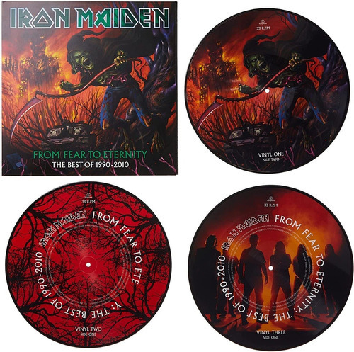 Iron Maiden From Fear To Eternity 3 Lps Picture Vinyl