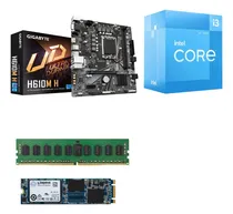 Comprar Kit Actualización Intel Core I3 12100 H610 Ddr5 16gb 1tb Kt