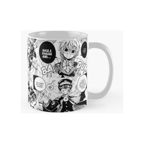 Taza Collage De Hanako Kun Encuadernado Al Inodoro Calidad P