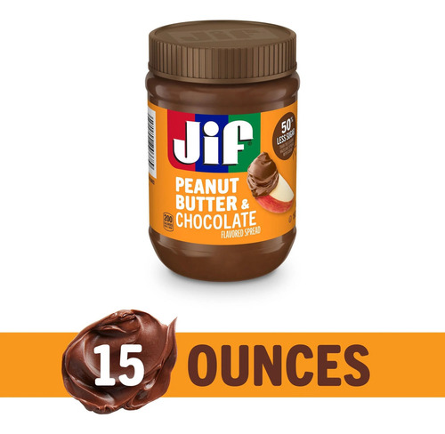 Jif Crema Untable Peanut Butter & Chocolate 425g