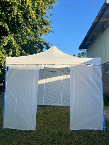 Pared P/ Gazebo 3x3 Med 3x2 Con Cierre Puerta Blanco