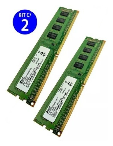 Memória Ram Desktop 4gb (2x2gb) Ddr3 1333mhz Smart Pc3-10600