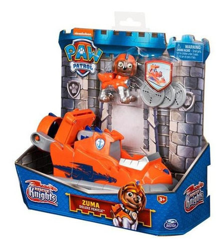 Vehículo Rescue Knights Paw Patrol Zuma