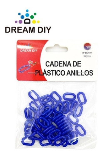 Bisuterías Cadenas De Plastico Anillos De Colores Cuentas.