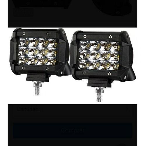 Faro 12 Led Chips Osram 36w Tri-row Of-road 4x4