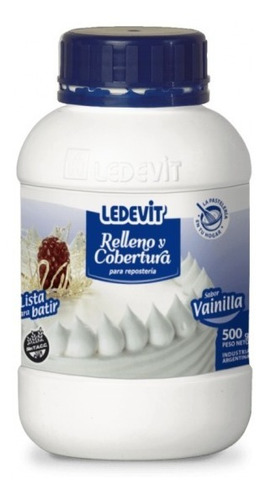 Cremas Ledevit 500 Gr Chantilly Vainilla Frutilla - Sin Tacc