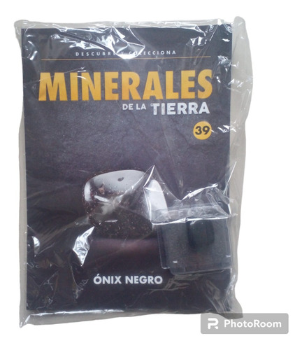 Fascículo +  Minerales. Entrega N 39. Ónix Negro.