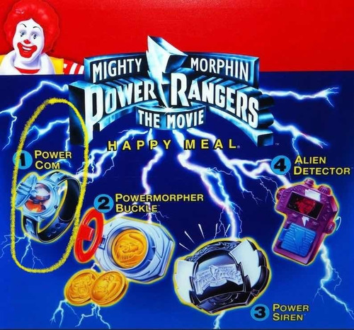 Juguete Mcdonalds Power Ranger -power Com (Usado)