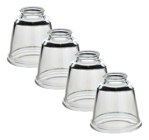 Lightaccent Clear Glass Ceiling Fan Light Covers, Reemplazo