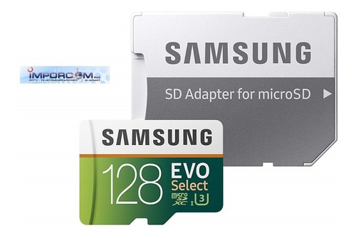 Tarjeta De Memoria Microsd Evo Samsung 128gb Con Adaptador