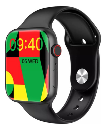Smartwatch W29 Pro Series 9 Relógio 2024 Caixa Preto Pulseira Preto