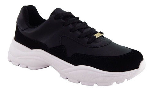 Tênis Vizzano Feminino Sneaker Preto 1331101 Lançamento