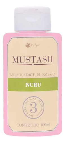 Gel Mustash Nuru Masaje Deslizante Y Masajeador 220ml