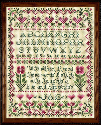 Works Crafts Stitchers Sampler Kit De Punto De Cruz Contado,