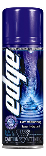 Edge Extra Hidratante Con Vitamina E Gel De Afeitar 8.4 Oz (