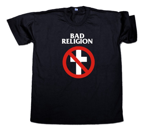Imagen 1 de 2 de Remera Bad Religion Logo Algodón Punk
