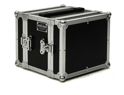 Hard Case Rack 2u Mini Rack Microfones S/ Fio - Ext