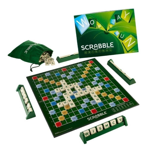 Juego De Mesa Scrabble Original Mattel Familiar Destreza