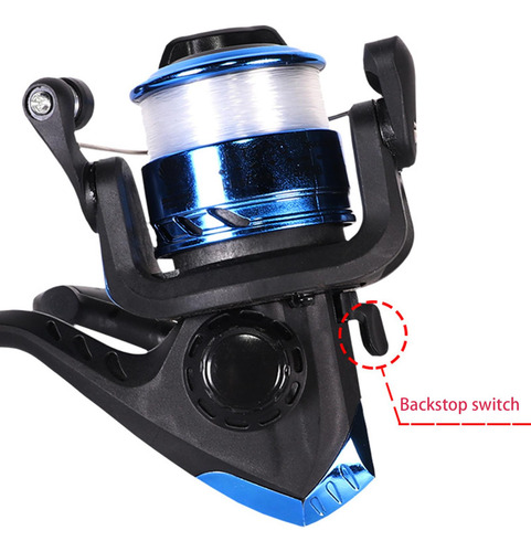 4 Carretes De Pesca Con Línea Carrete De Mano Izquierda De