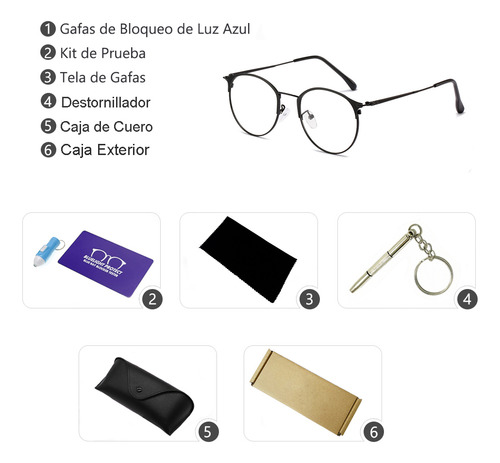 Entixo Lentes Fotocromático Computadora Ordenador Antifatiga Color Negro