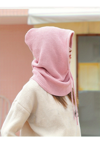 Pasamontañas Con Capucha For Mujer, Bufanda, Resistente Al