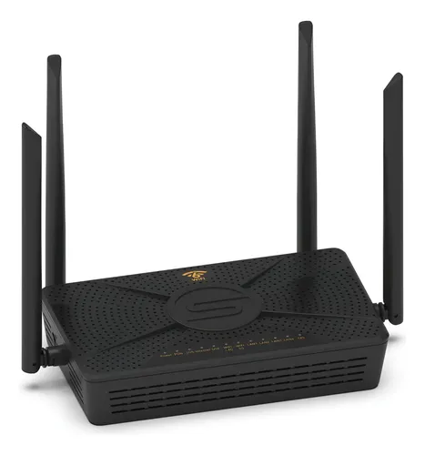 Modem ONT GPON Wi-Fi 6 AX3000 Shoreline SH-3000WF Preto