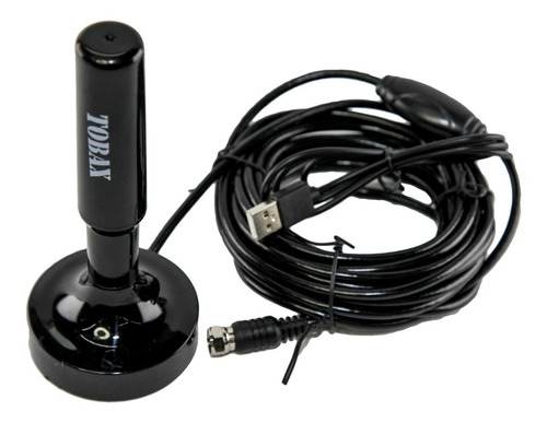 Imagen 3 de 10 de Antena 20db 2en1 Portatil Tv Aire Tda Hd Digital Comun Htec