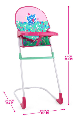 Juego De Viaje Para Muñecas 7 Piezas Verde Y Rosa