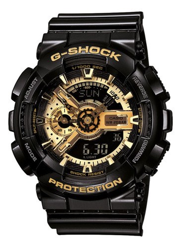 Casio G-shock X-large Esqueleto Esfera Dorada Ga110gb-1