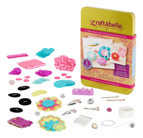 Craftabelle  Kit De Accesorios Para El Pelo De Flores  150