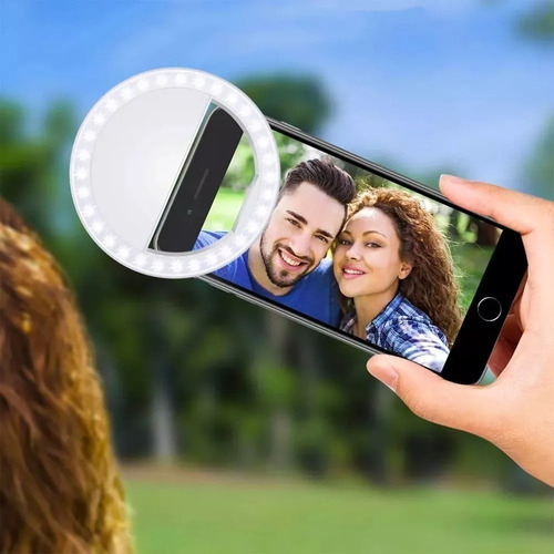Imagen 6 de 10 de Aro Luz Led Celular Selfies Recargable Anillo Ring Light Usb