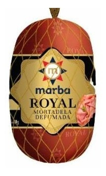 Mortadela Defumada Royal Marba 4kg C/ Nota Fiscal