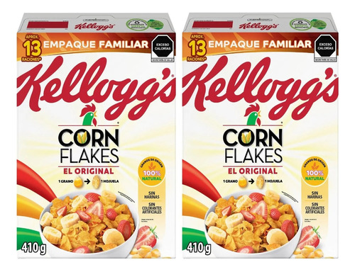 2 Cereal Kellogg's Corn Flakes 410g