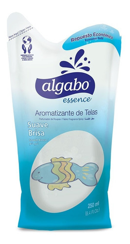 Repuesto Perfumante De Telas Suave Brisa 250ml Algabo