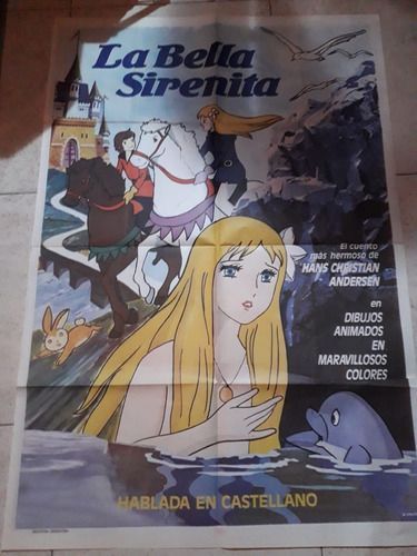 Afiche Pelicula La Bella Sirenita - Dibujo Animado 1975 C29