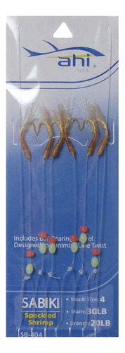 Señuelo Sabiki Ahi Sb-404 Speckled Shrimp