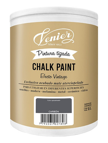 Pintura Tizada Chalk Paint Venier Prestigio