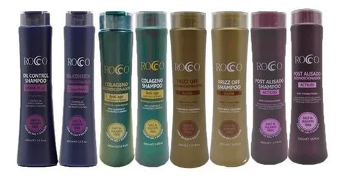 Shampoo O Acondicionador Rocco - Surtidos - Sin Sal 400 Ml