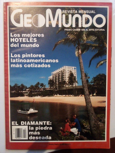 Revista Geomundo Octubre 1990 Los Mejores Hoteles Del Mundo