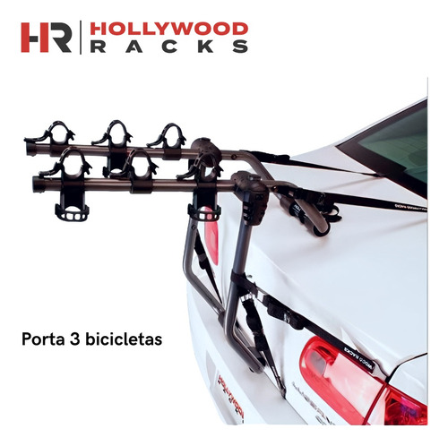 Rack Portabicicletas Hollywood 3 Bicicletas Cajuela Original