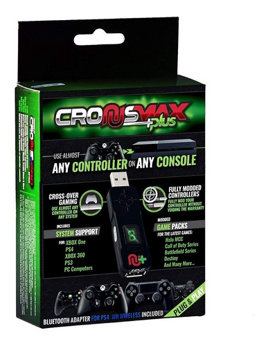 Adaptador Cronusmax Plus Cross Cover Gaming Ps4 Ps3 Xbox